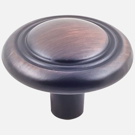 KASAWARE 1-1/4" Diameter Traditional Knob with Stepped Ring K236BORB-10